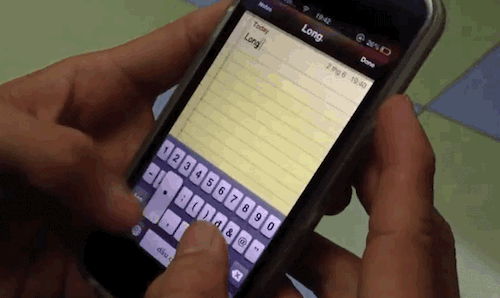 Mẹo gõ nhanh với bàn phím ảo trên iPhone