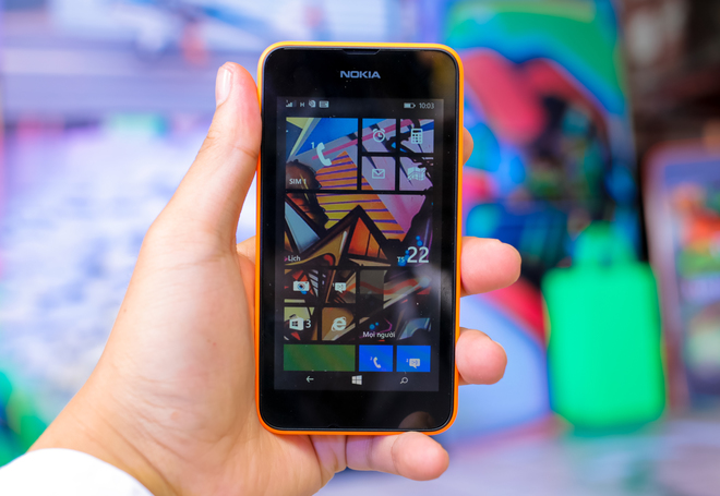Hình ảnh thực tế của Lumia 530 tại Việt Nam