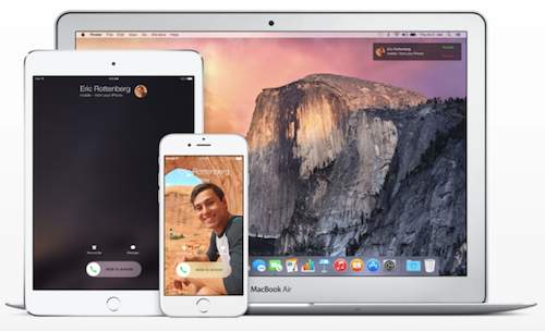 Gọi điện thoại trên iPhone bằng iPad, MacBook