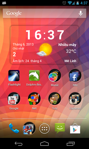 Thời tiết Việt Nam Widget