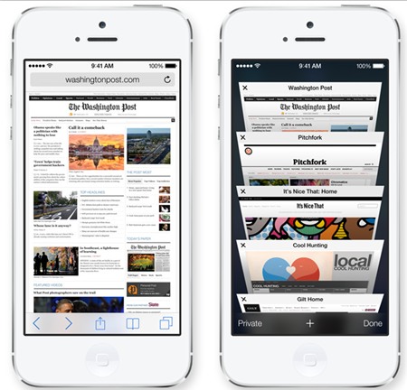 Cùng trải nghiệm iOS 7 Beta: Safari - cải tiến giao diện, lưu mật khẩu lên “mây”