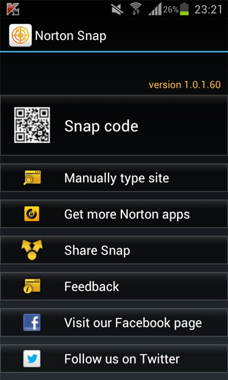 Norton Snap: Kiểm tra độ an toàn cho mã QR