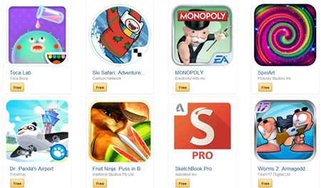 Tải nhanh miễn phí 50 đô ứng dụng và game trên Amazon