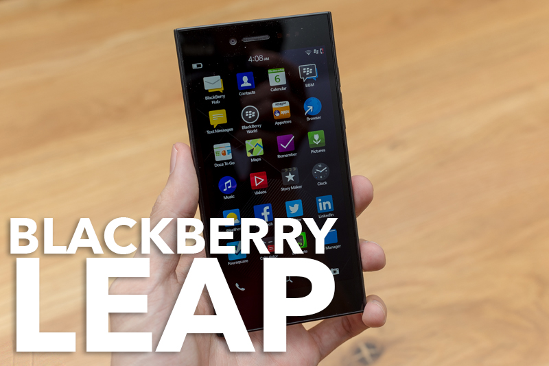 [Trên tay] BlackBerry Leap: Màn hình đẹp, pin 2.800 mAh, thiết kế kém sang