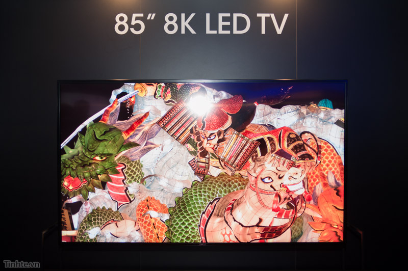 [CES 2015] Trên tay TV 4k của Sharp cho chất lượng gần đạt 8k