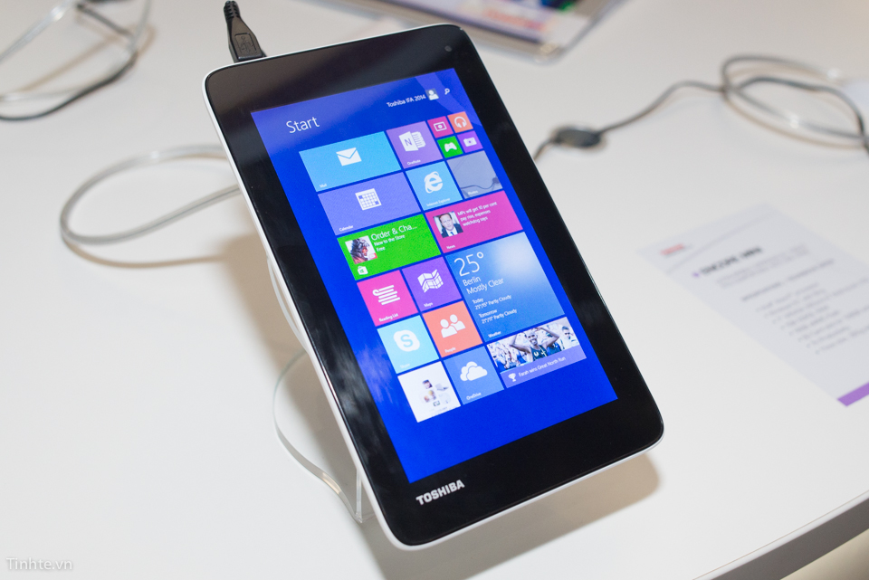 [IFA 2014] Trên tay Toshiba Encore Mini: nhỏ gọn, màn hình 7", giá 120$ hoặc thấp hơn