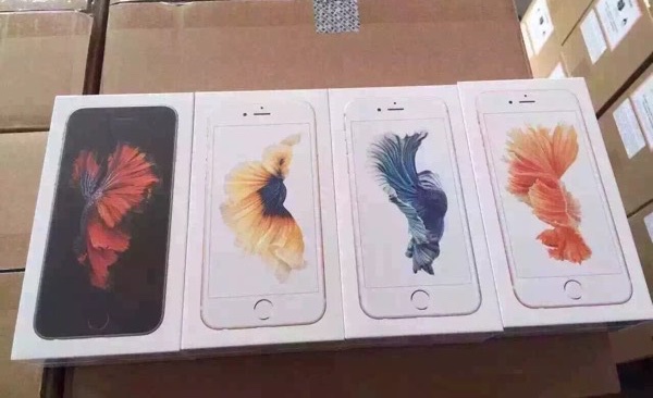 Ảnh hộp và iPhone 6s bản thương mại trước ngày mở bán