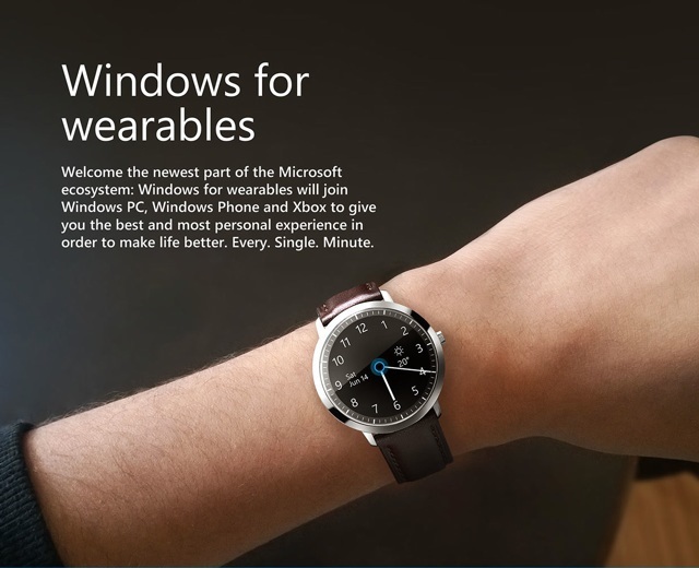 Thiết kế quyến rũ cho smartwatch của Microsoft