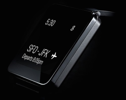 Hình ảnh đầu tiên về đồng hồ LG G Watch chạy Android Wear