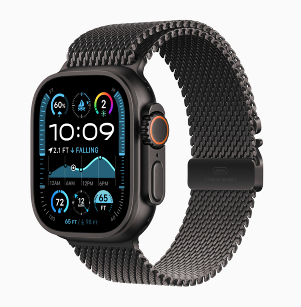 Apple Watch Ultra 2 - 49mm LTE - Dây Quấn Milan Titan Đen 