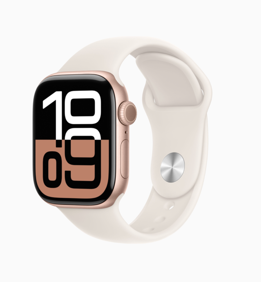 Đồng hồ thông minh Apple Watch Series 10 - GPS, 42mm - Vỏ Nhôm Dây Cao Su - Chính hãng