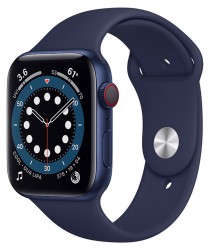 Apple Watch 6 - 44mm - LTE - Blue Case (M09A3)