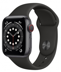 Apple Watch 6 - 44mm - LTE - Space Gray Case (MG2E3)