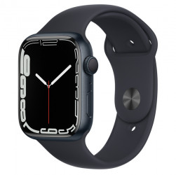 Apple Watch Series 7 GPS 45mm Midnight Aluminium Case with Midnight Sport Band MKN53VN/A