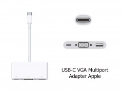 Cáp USB-C to VGA Multiport