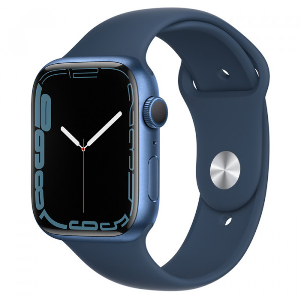 Apple Watch Series 7 LTE 45mm Blue Aluminium Case with Abyss Blue Sport Band
