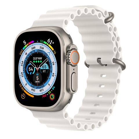 Apple Watch Ultra 49mm LTE - Titanium Case with Midnight Ocean Band