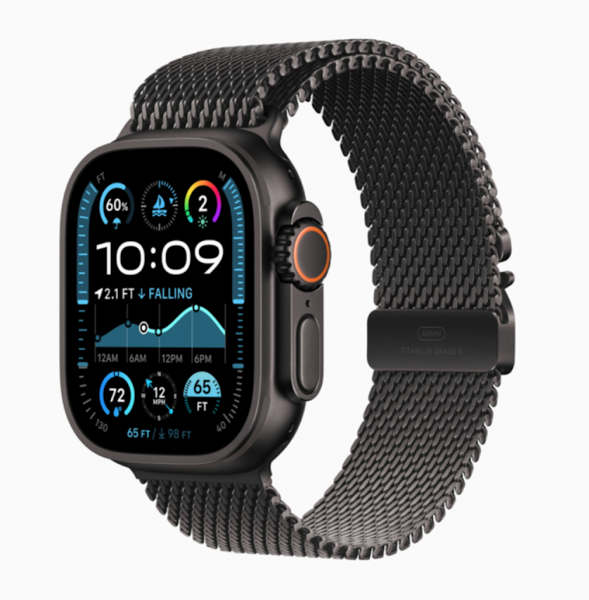 Apple Watch Ultra 2 - 49mm LTE - Dây Quấn Milan Titan Đen 