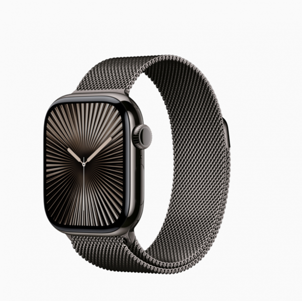 Apple Watch Series 10 - GPS + LTE, 42mm - Vỏ Titan Dây Thép Gray - Chính hãng