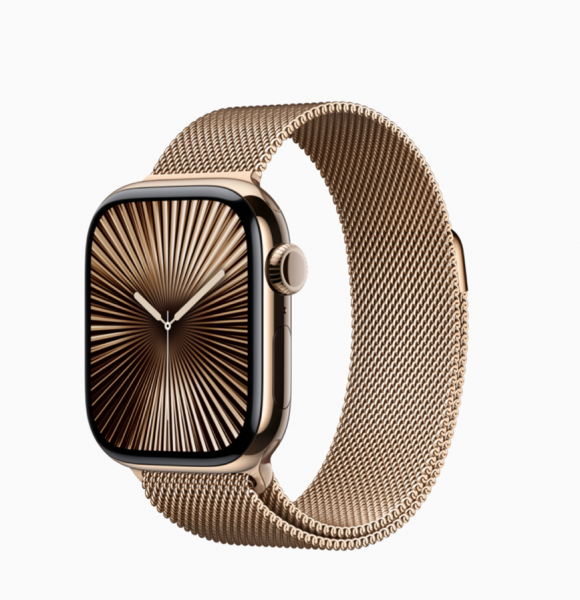 Apple Watch Series 10 - GPS + Cellular, 46mm - Viền Titan Dây Thép