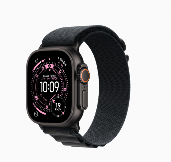 Apple Watch Ultra 3 GPS + Cellular, Vỏ Titan Đen 49mm với Dây Quấn Alpine Màu Đen 