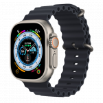 Apple Watch Ultra 49mm LTE - Titanium Case with Blue Ocean Band